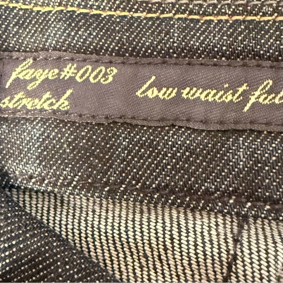 Citizens Of Humanity | Faye #003 Low Waist Full Leg Dark Wash Jeans | Sz 32 - Picture 8 of 11